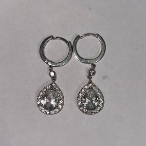 Elegant 10k GP 925 sterling silver Drop Earrings